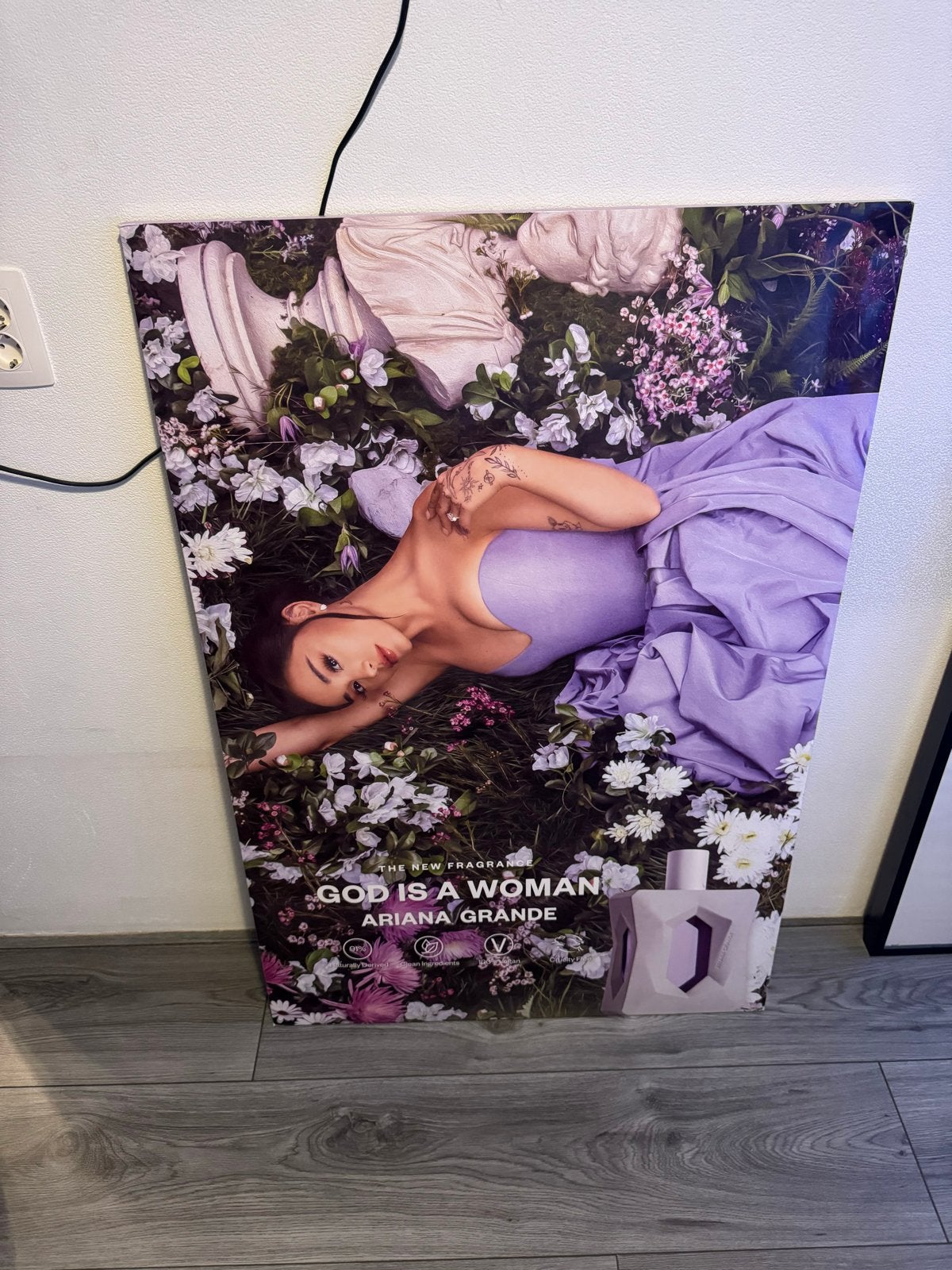 Ariana Grande 'God Is A Woman' Reclamebord/Poster, Ophalen, Gebruikt, Poster, Artwork of Schilderij