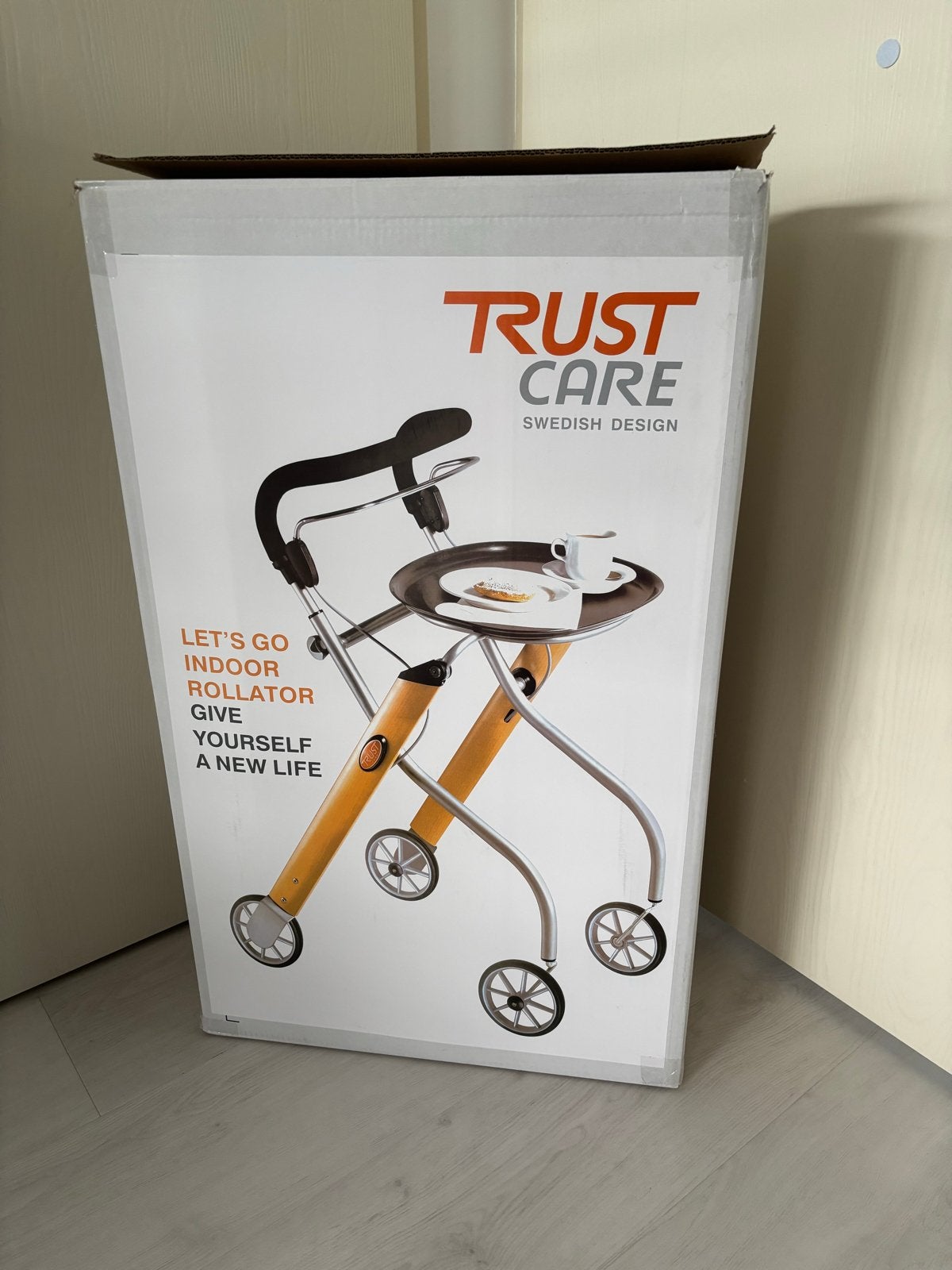 2x zeer luxe rollators van Trustcare (nieuw!), Ophalen, Opvouwbaar, Nieuw