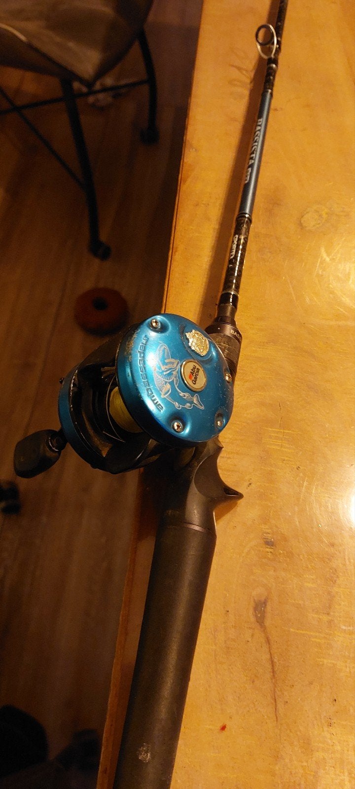Sportex Bassista Jerk 190cm + Abu Garcia 5601 jerk, Ophalen, Gebruikt, Complete set