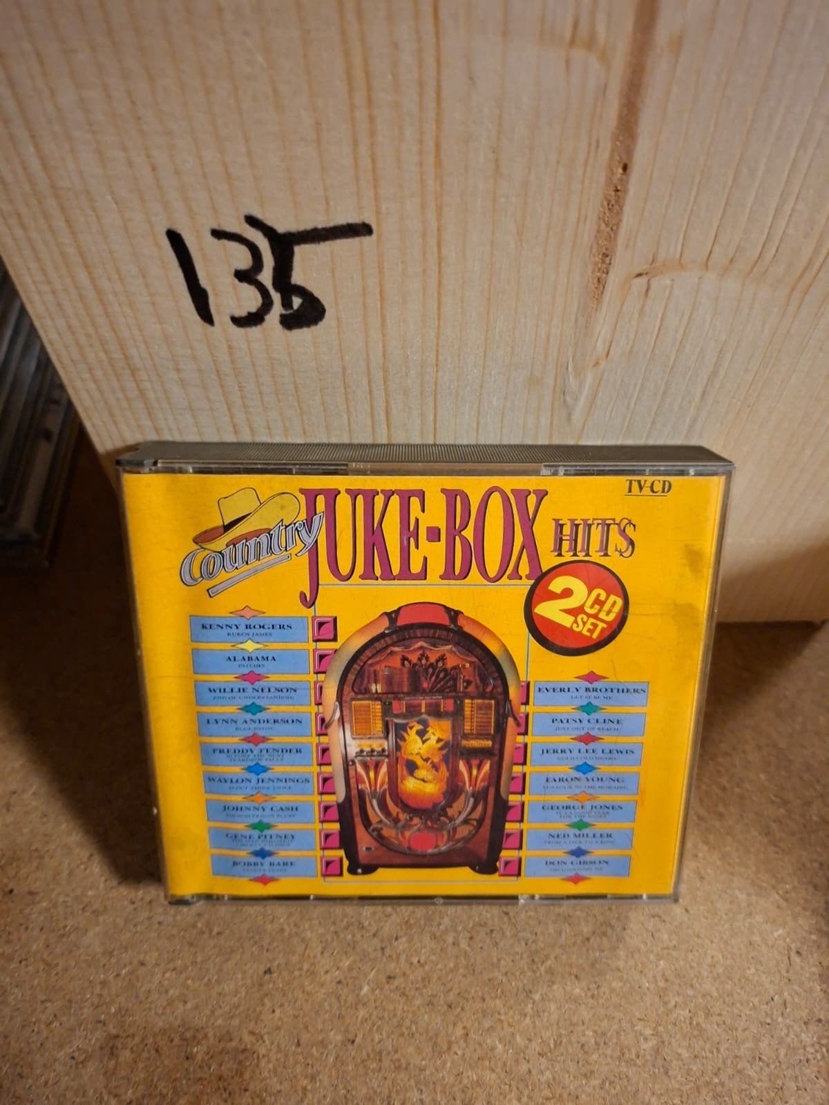 Country Juke-Box Hits - 2 CD Set met diverse artiesten, Gebruikt, Boxset, Ophalen of Verzenden, Inclusief doosje