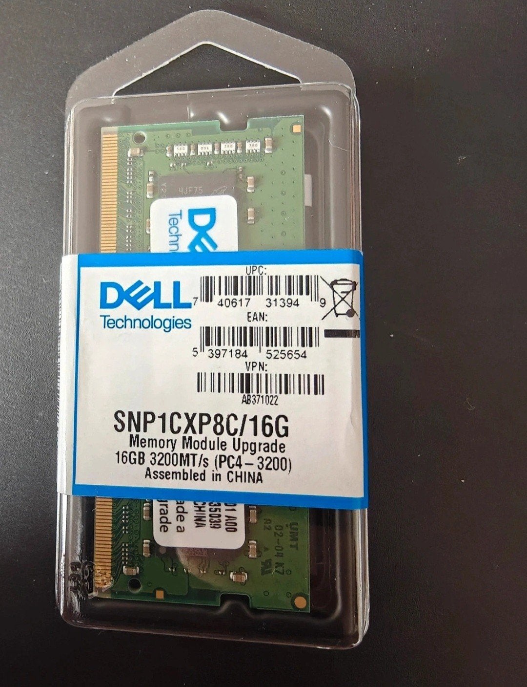 Dell 16GB DDR4 RAM Geheugenmodule 3200MHz, Server, DDR4, Nieuw, Ophalen of Verzenden
