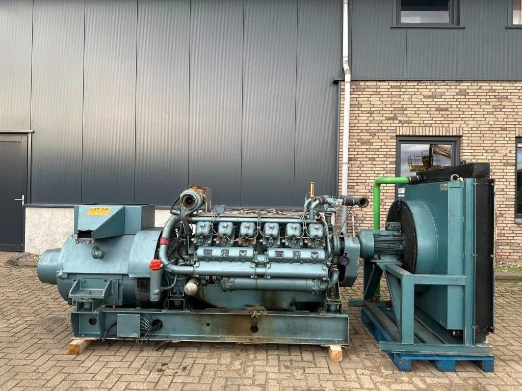 POYAUD Poyaud V12520S25/E Unelec 500 kVA noodstroom generato, Ophalen of Verzenden