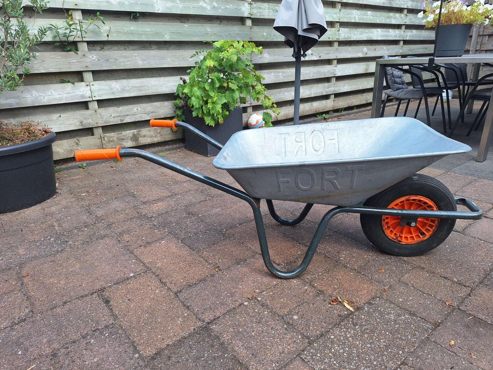 Fort kruiwagen - 100% goed, Fort, Eenwielig, Ophalen of Verzenden, Zo goed als nieuw