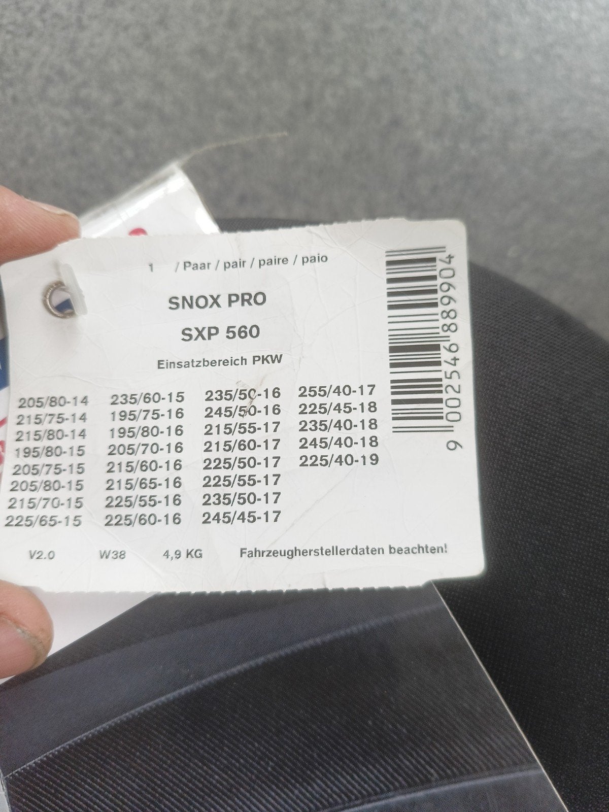 Pewag Snox Pro SXP 560 Sneeuwkettingen, Ophalen, Nieuw