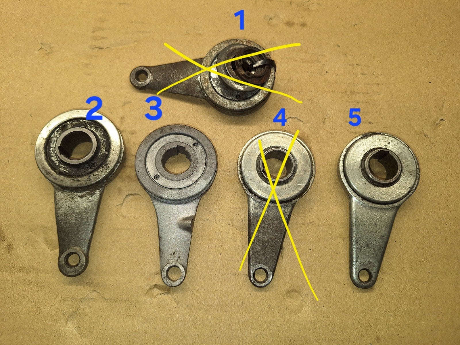 Te koop 3x terugtraprem, Fietsen en Brommers, Ophalen, Gebruikt, Overige typen, Overige merken