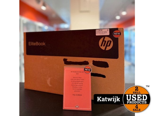 HP EliteBook 8 G1i 16 Ultra 7 255H 16GB 512GB | NIEUW