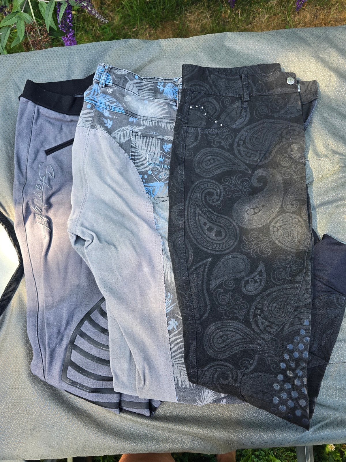 2x Dames rijbroeken, 1x rijlegging maat 40/42, Gebruikt, Met stretch, Dressuur, Dames