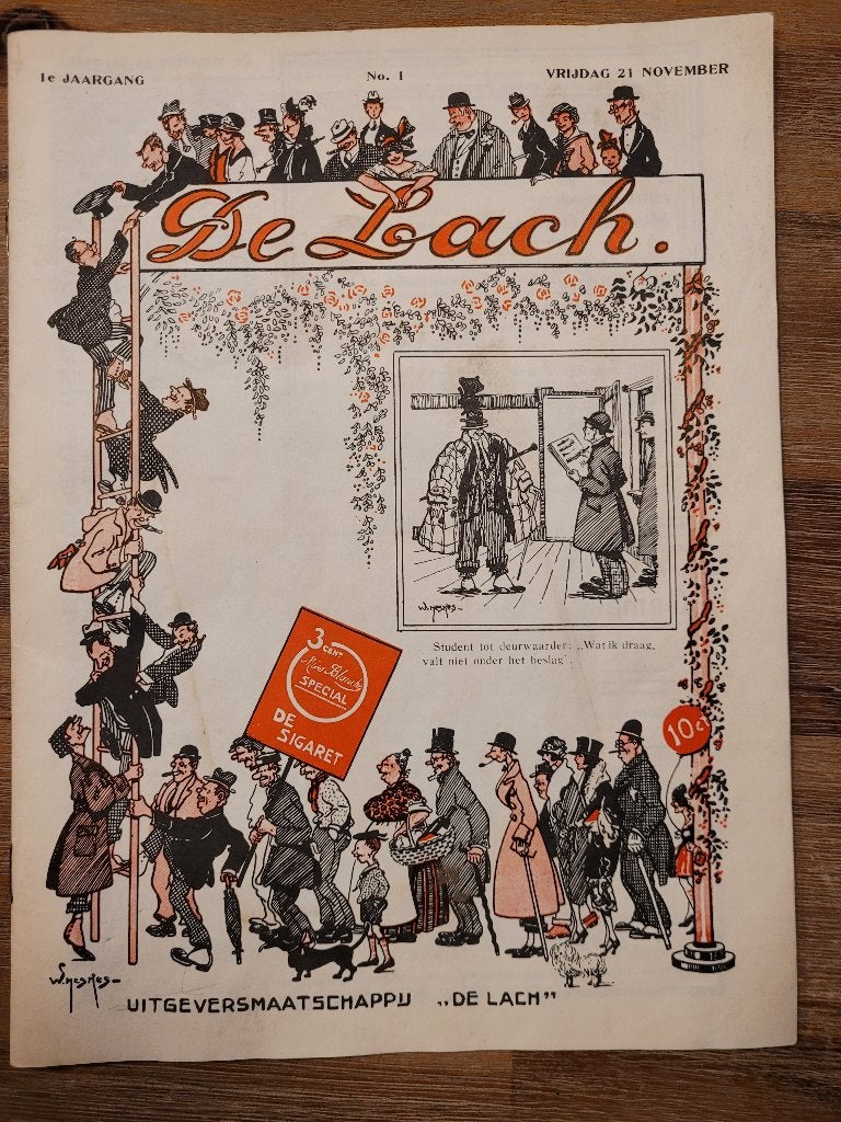 De Lach - 1e Jaargang, No. 1 (21 November 1924), Ophalen of Verzenden, Overige onderwerpen, Onbekend, Gelezen