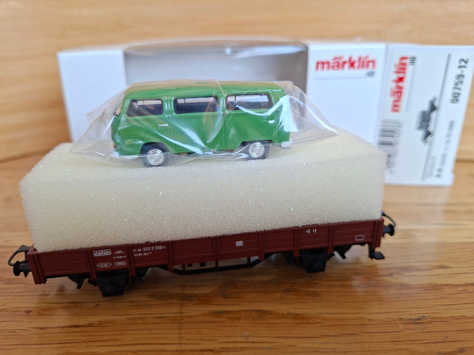 Märklin 00759-12 VW/ Volkswagen T1 bus wagon trein wagen H0, Wisselstroom, Ophalen of Verzenden, Märklin, Nieuw