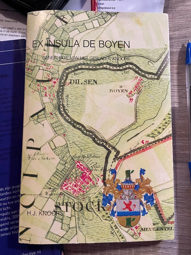 Ex Insula de Boyen. Genealogie van het geslacht Knoors, Ophalen of Verzenden, Gelezen, H.J. Knoors
