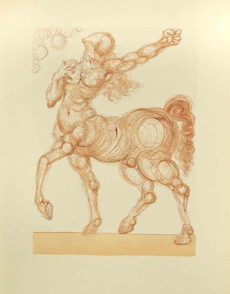 Kunstwerk S. Dali Houtsnede, Ophalen, Echtheidscertificaat