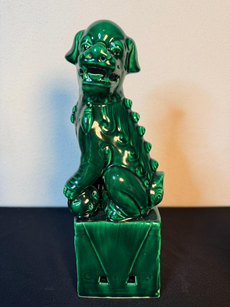 Foo dog smaragdgroen, Ophalen of Verzenden, Zo goed als nieuw