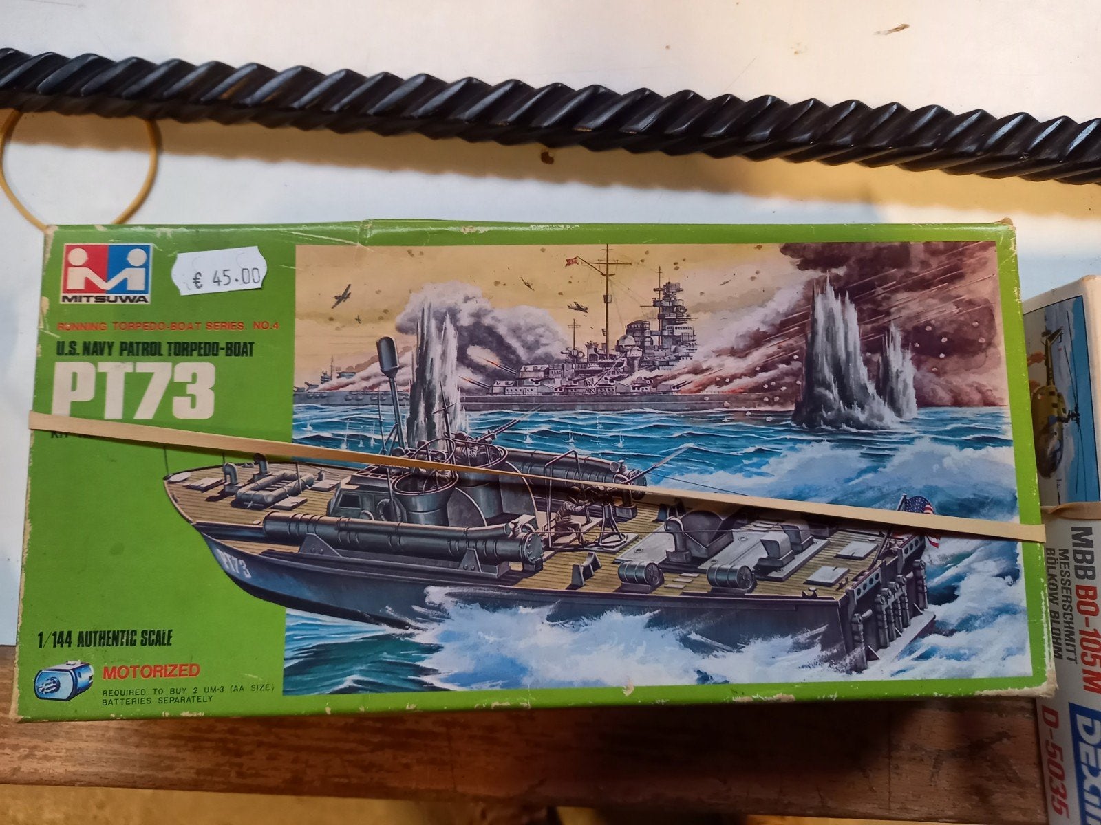 Vintage modelbouw PT73 USNavy patrol torpedo boot, Hobby en Vrije tijd, Ophalen