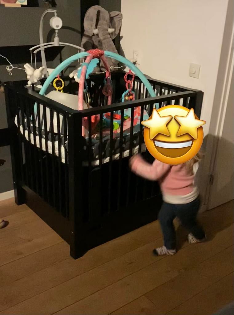 Bobita box lade, Kinderen en Baby's, Boxen, Ophalen, Gebruikt, Vierkant, In hoogte verstelbaar