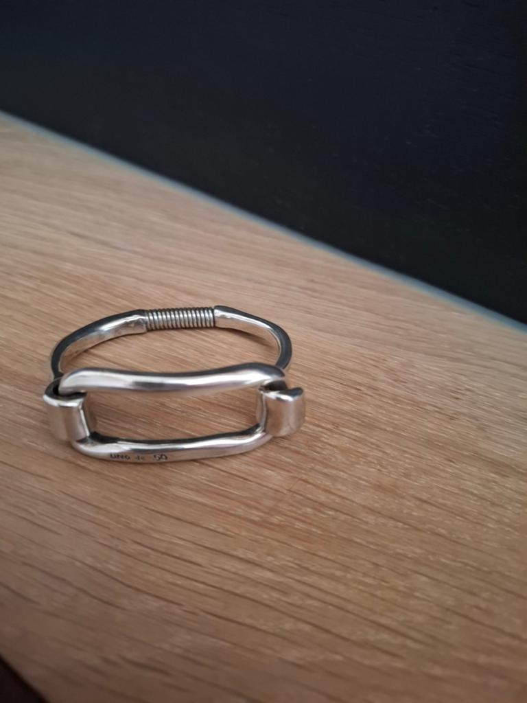 UNO de 50 armband, Sieraden, Tassen en Uiterlijk, Armbanden, Ophalen of Verzenden, Zo goed als nieuw, Zilver, Zilver