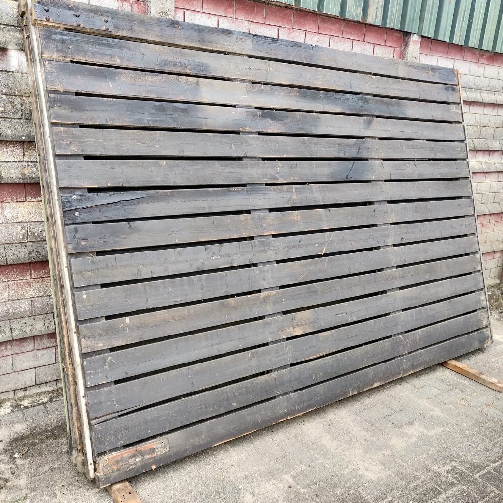 5 x gedrenkte poort panelen, Tuin en Terras, Tuinpoorten, Ophalen, Gebruikt, 150 tot 200 cm, Hout