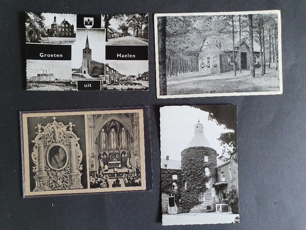 ansicht collectie HAELEN (7x) Kasteel, Verzamelen, Ophalen of Verzenden, Voor 1920, Limburg