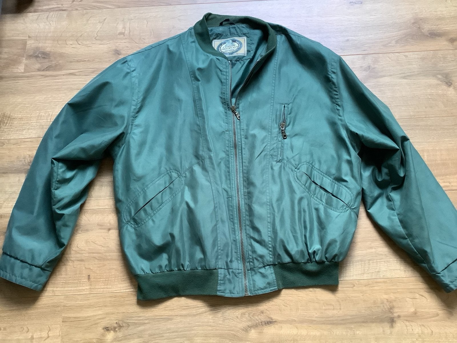 Groene bomberjack - Maat L, Ophalen of Verzenden, Gedragen, Maat 52/54 (L), Groen