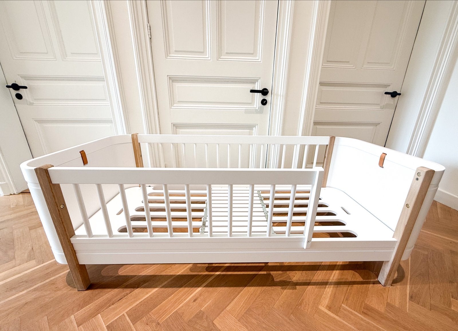 Oliver Furniture Wood Mini+ Junior Bed, 68 x 162 cm, Ophalen, 70 tot 85 cm, 140 tot 160 cm, Zo goed als nieuw