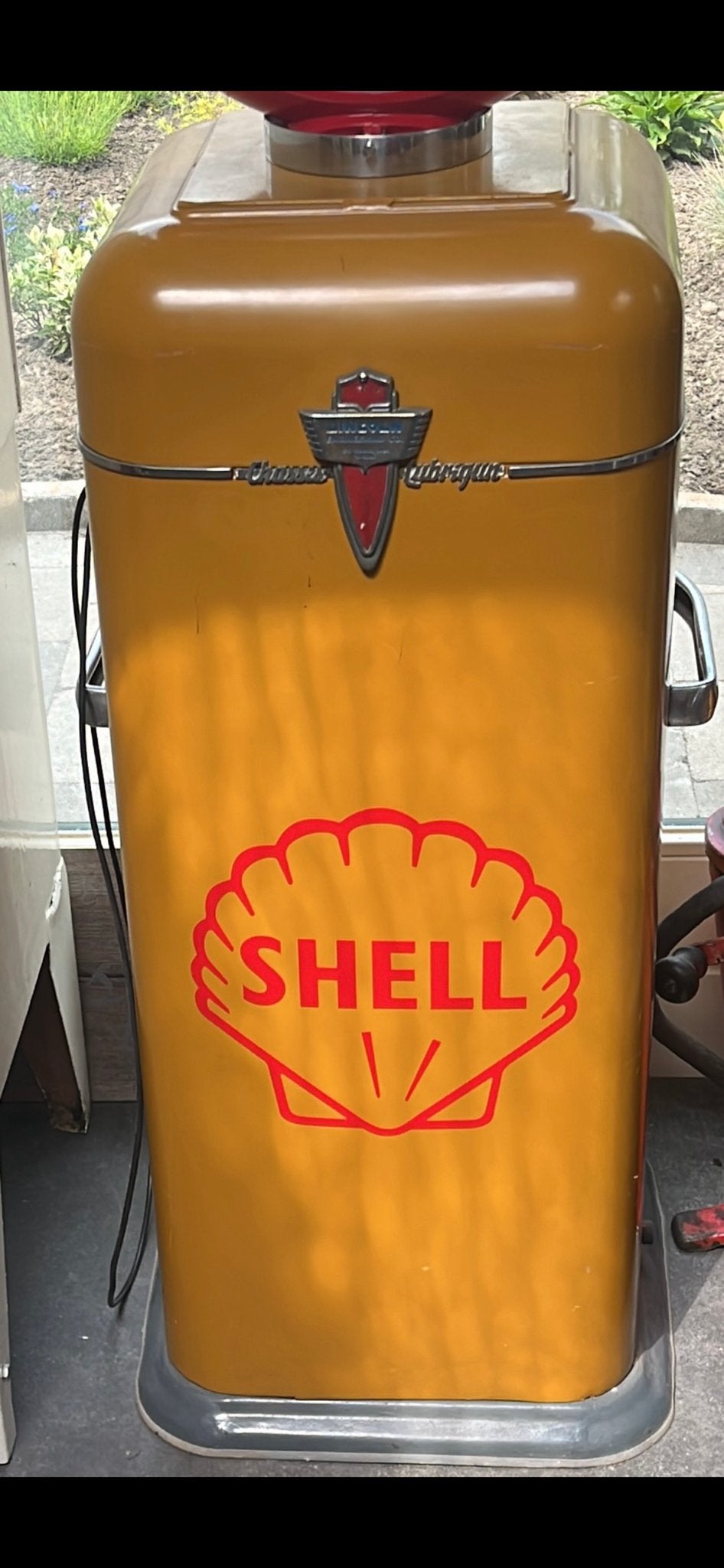 Vintage Lincoln Oliepomp - Decoratief Shell Display, Verzamelen, Automaten | Overige, Gebruikt, Ophalen