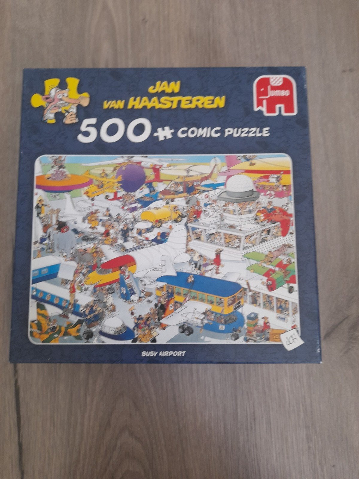 Jan van Haasteren 500 stukjes - Busy Airport, Ophalen of Verzenden, Minder dan 500 stukjes, Zo goed als nieuw, Legpuzzel