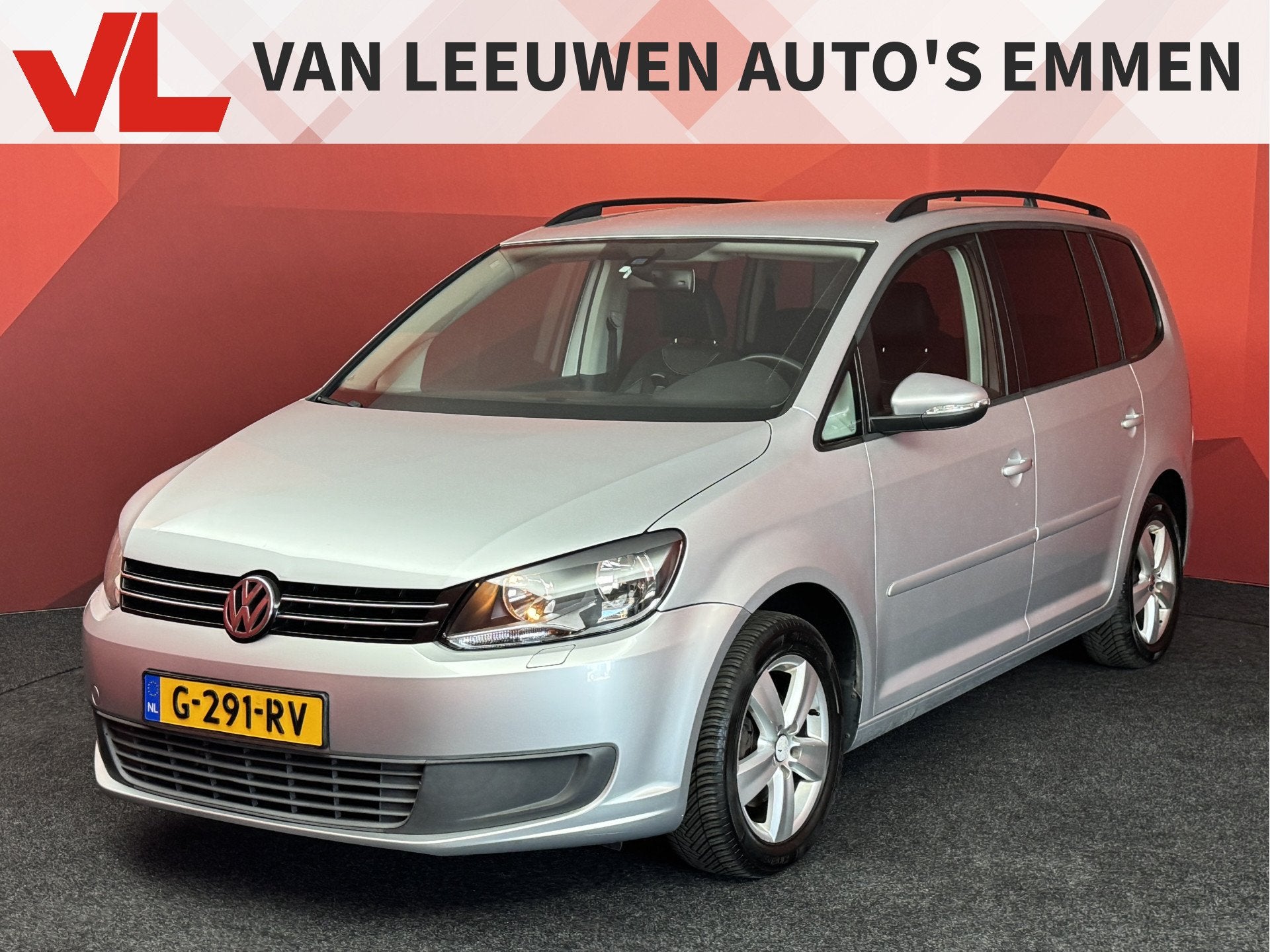 Volkswagen Touran 1.4 TSI Trendline, Auto's, Voorwielaandrijving, Euro 5, Zwart, 4 cilinders