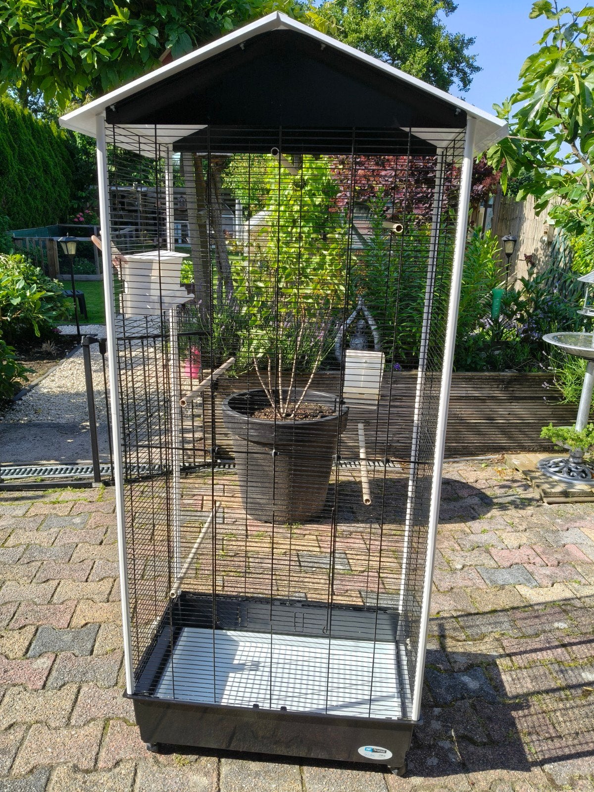 Grote vogelkooi, Ophalen of Verzenden, Gebruikt, Metaal, Vogelkooi