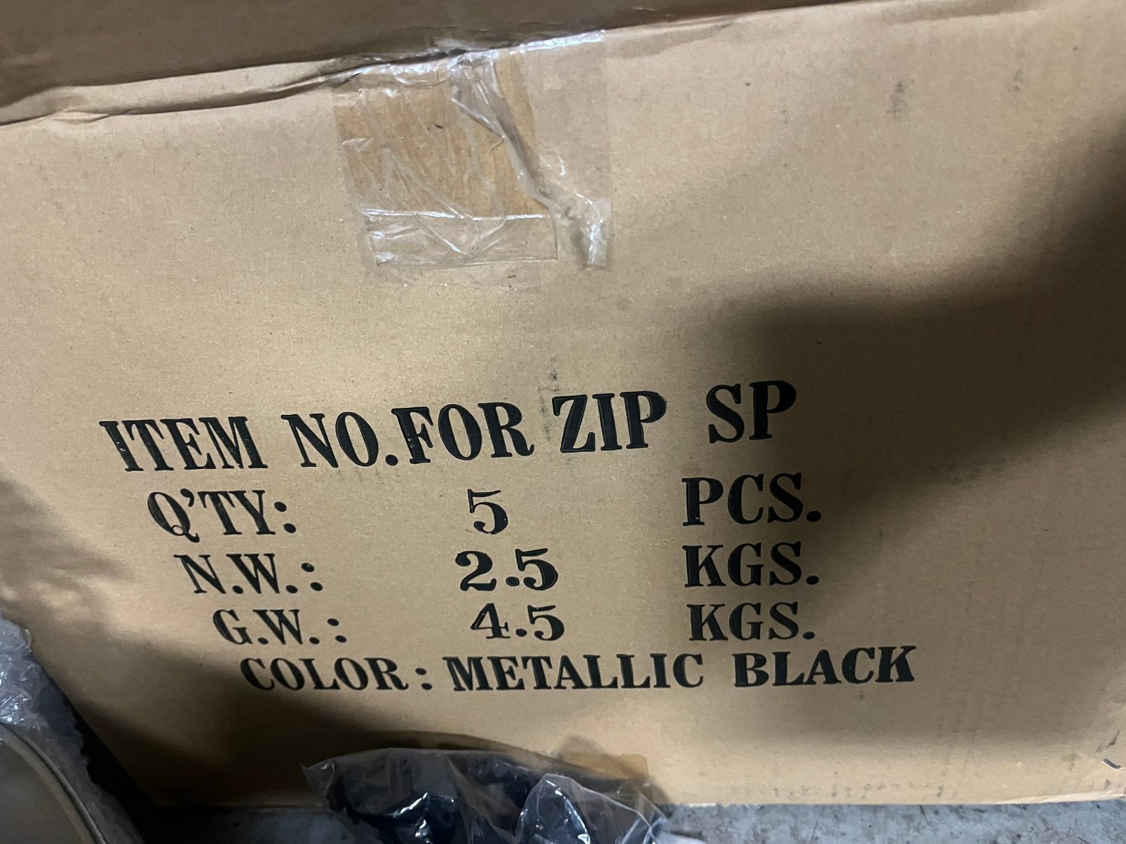 Zip SP kappenset zwart nieuw in doos, Fietsen en Brommers, Brommeronderdelen | Scooters, Ophalen of Verzenden, Nieuw, Kap, Piaggio