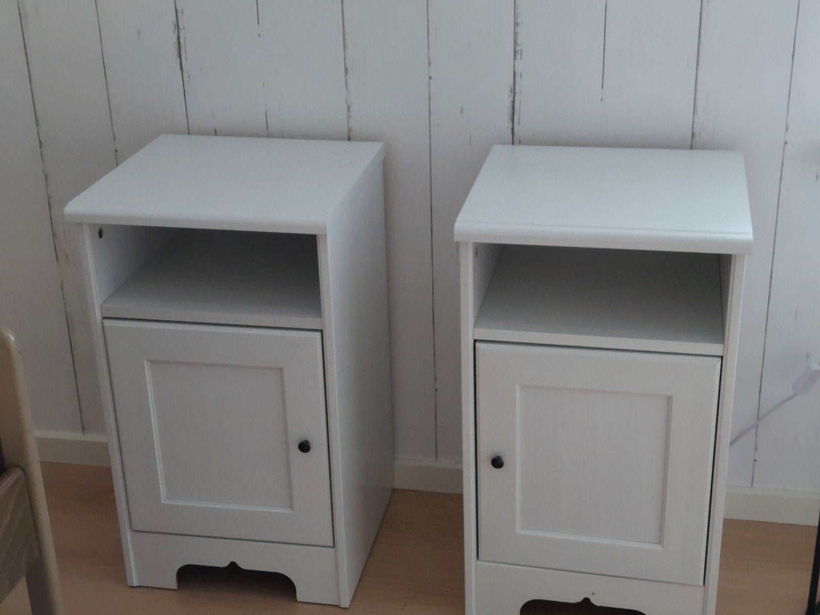 2 nachtkastjes, Huis en Inrichting, Ophalen, Gebruikt, Minder dan 45 cm