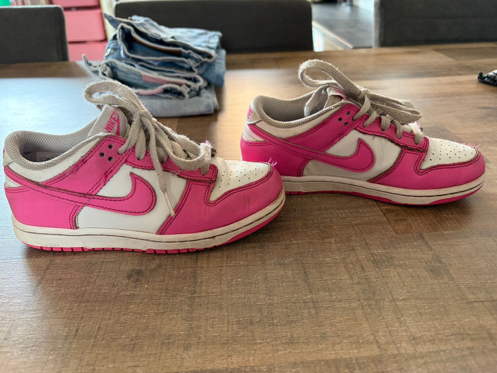 Nike dunk maat 31.5, Gebruikt, Meisje, Schoenen, Ophalen of Verzenden