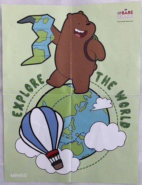 We Bare Bears Explore The World Cartoon Network puzzel, Coolsingel 104, 3011 AG Rotterdam, Netherlands, Overige merken, Overige typen