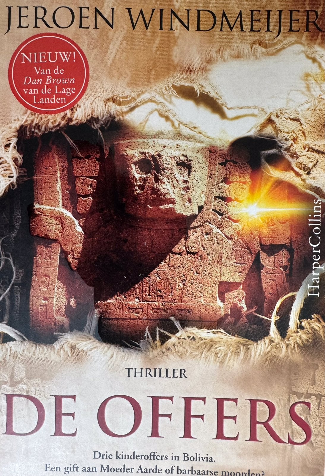 Jeroen Windmeijer:  De offers, Boeken, Thrillers, Ophalen of Verzenden, Zo goed als nieuw