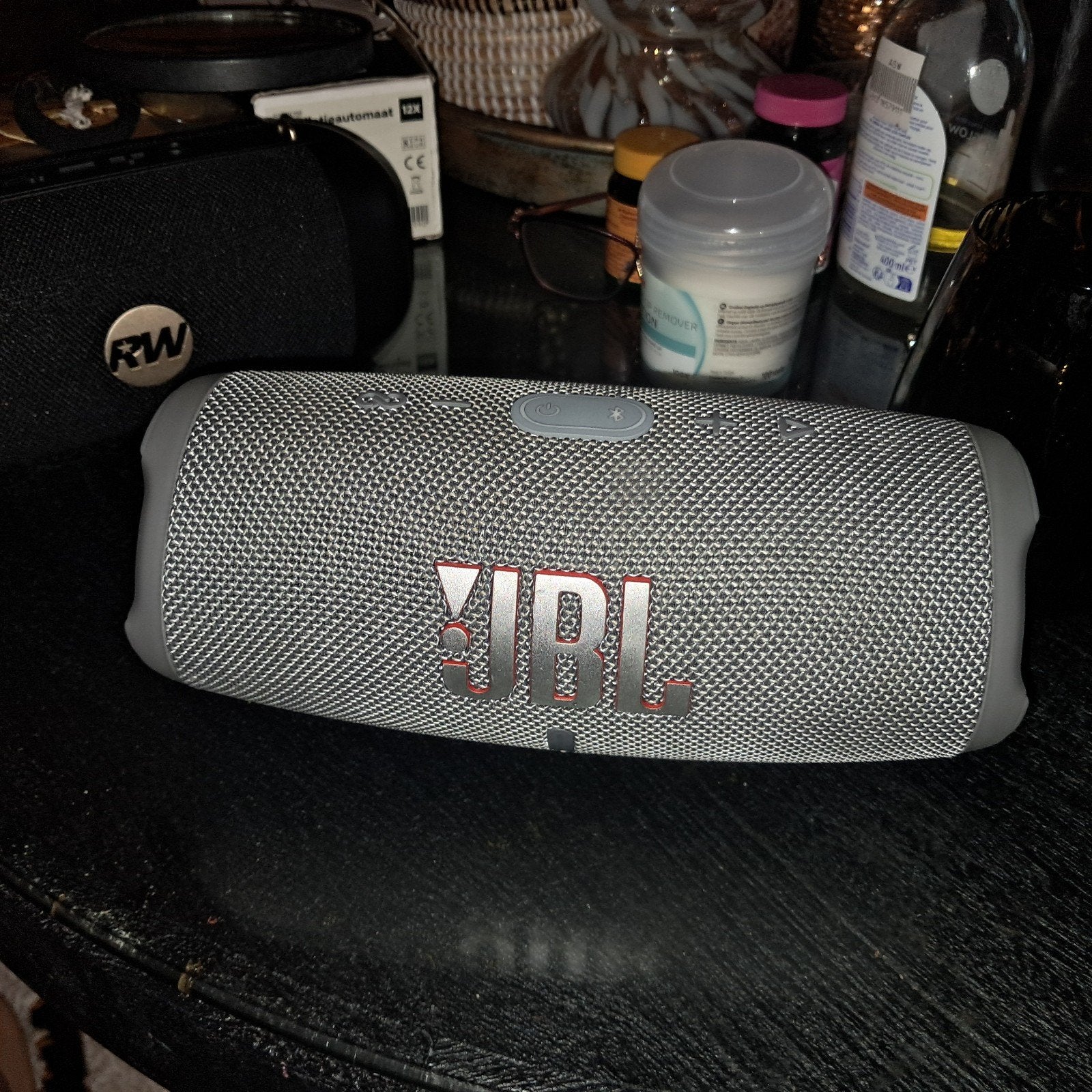 JBL Charge 5 Draagbare Bluetooth Speaker Grijs, JBL, Ophalen of Verzenden, Zo goed als nieuw, Draagbare speaker