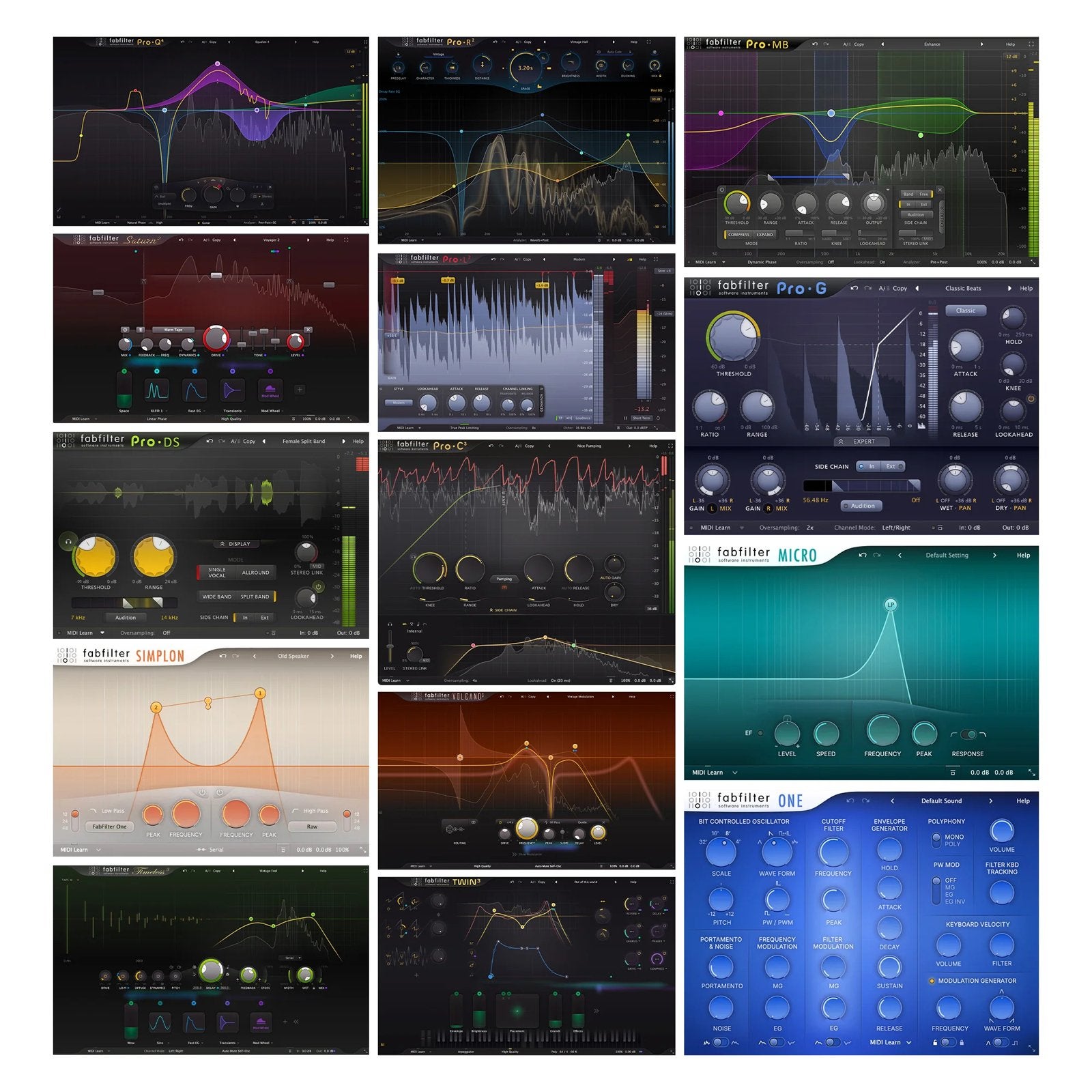FabFilter Total Bundle - Complete Audio Plugin Suite, Computers en Software, Ophalen, Nieuw, MacOS