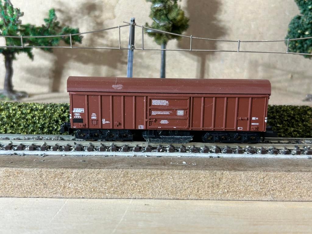Minitrix 15500 rail reinigings wagon, Gelijkstroom, Trix, Wagon, Ophalen of Verzenden