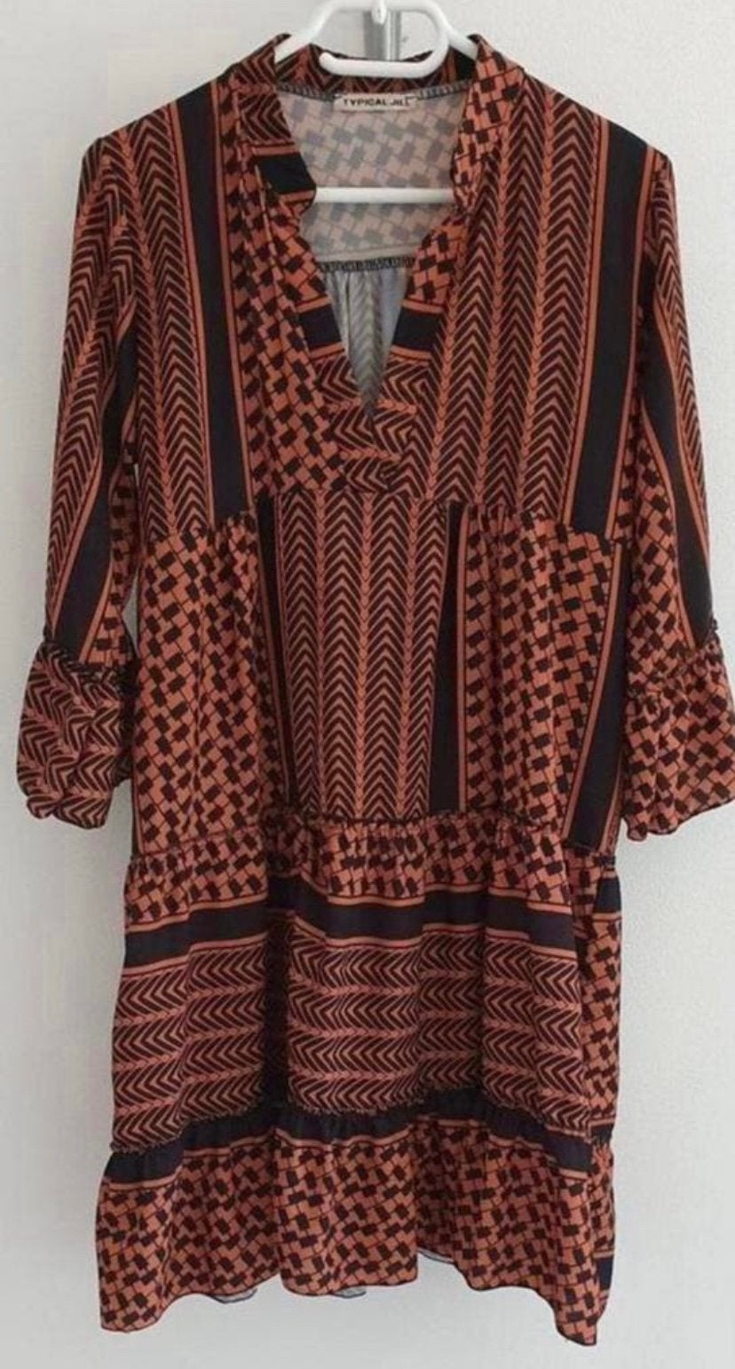 Leuk jurkje/tuniek van TYPICAL JILL..mt:m/l, Maat 38/40 (M), B, Verzenden, Zwart