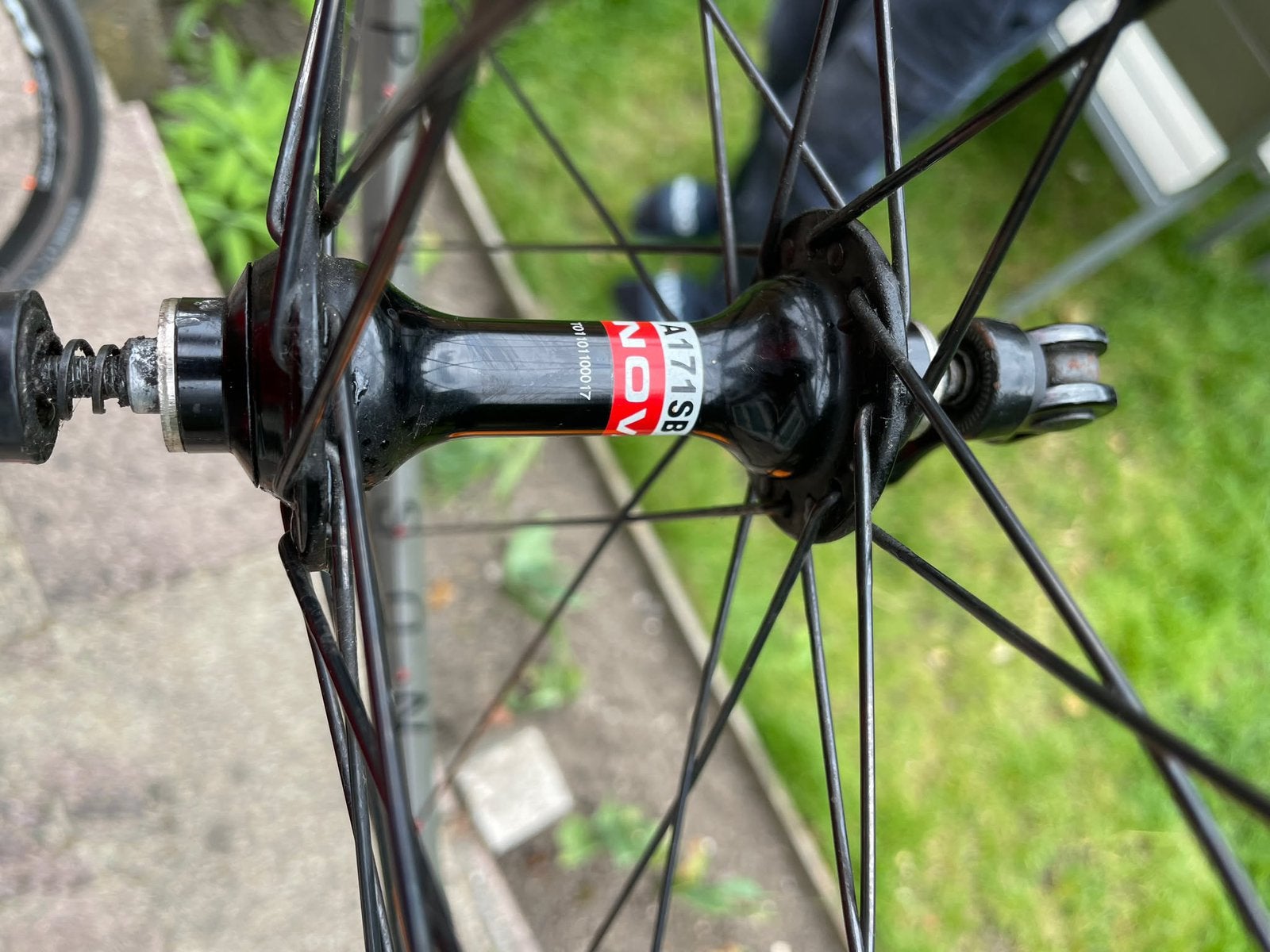 Custom Voorwiel H Plus Son / Novatec A171SB, Ophalen, Zo goed als nieuw, Racefiets, Wiel