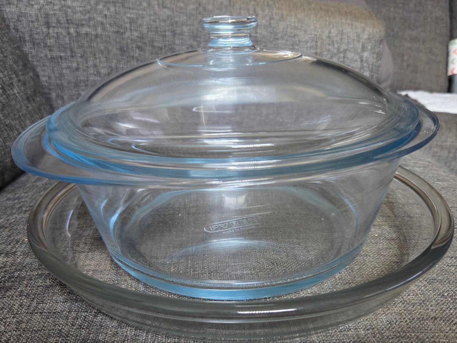 Nieuwe Pyrex Ovenschaal met Deksel en Platte Ovenschaal, Ophalen, Nieuw, Glas