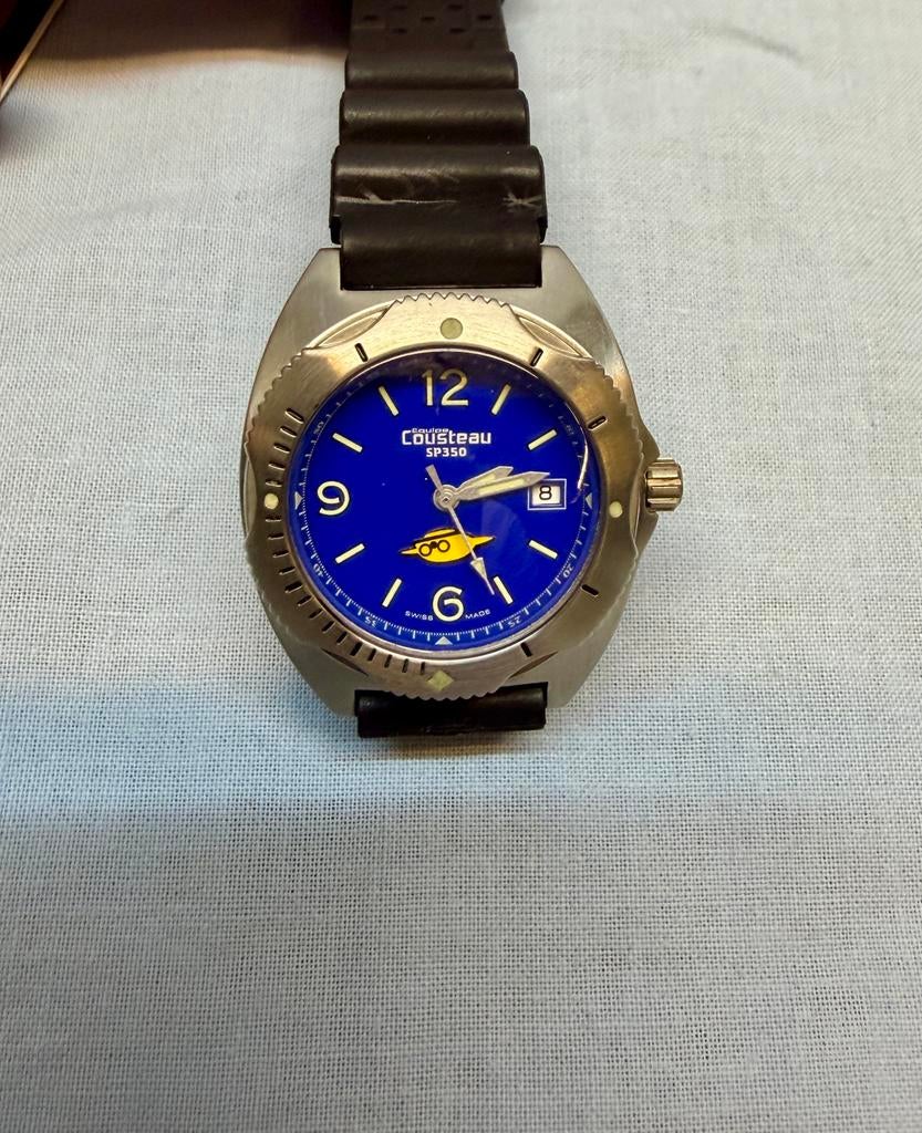Duikhorloge SP350, Equipe Cousteau by Beuchat set (nieuw), Watersport en Boten, Ophalen of Verzenden, Nieuw, Duikcomputer