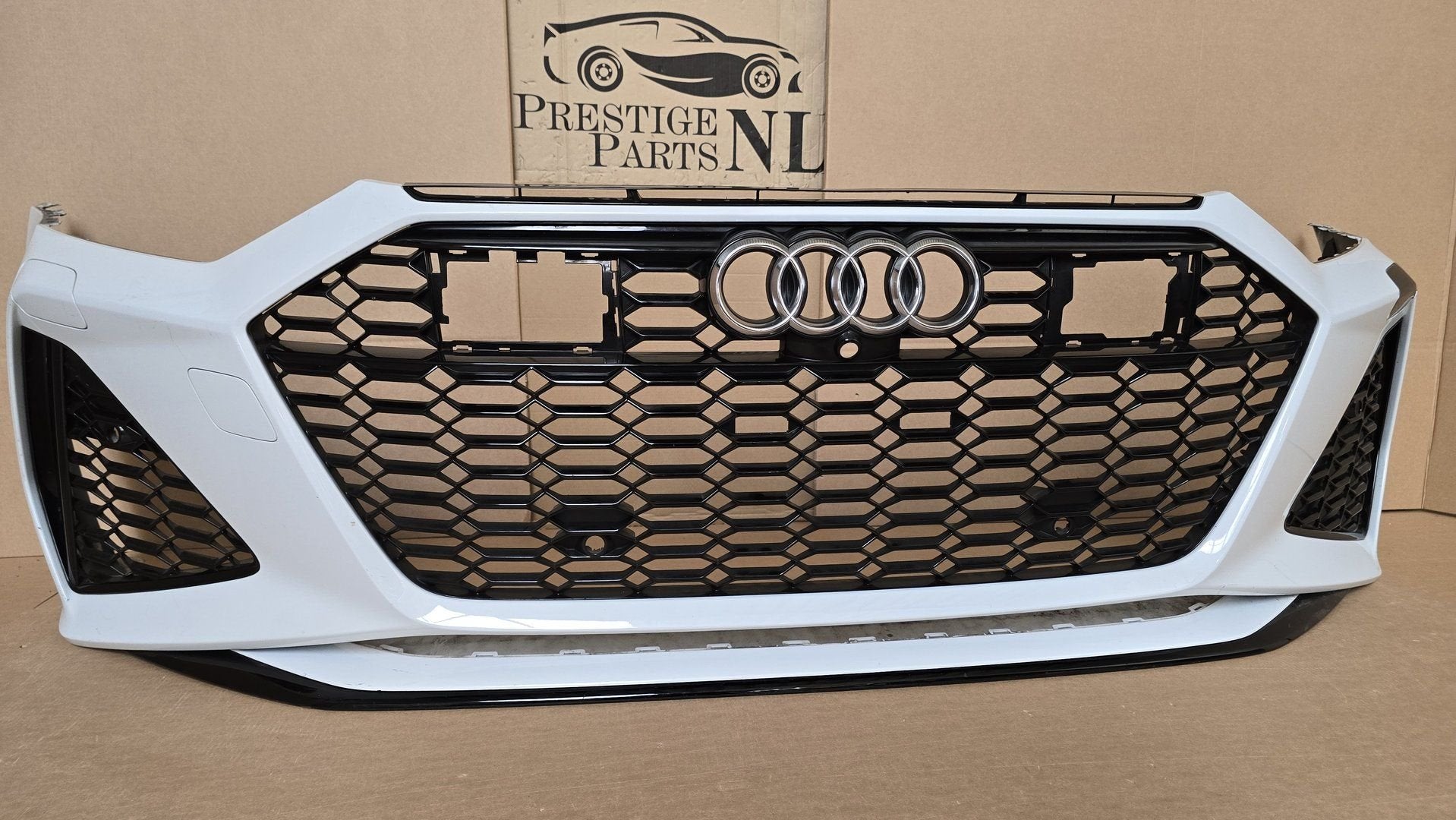 Voorbumper Audi A6 C8 4K RS6 RS 6xPDC KLS ORIGINEEL BUMPER, Gebruikt, -, Voor, Ophalen of Verzenden