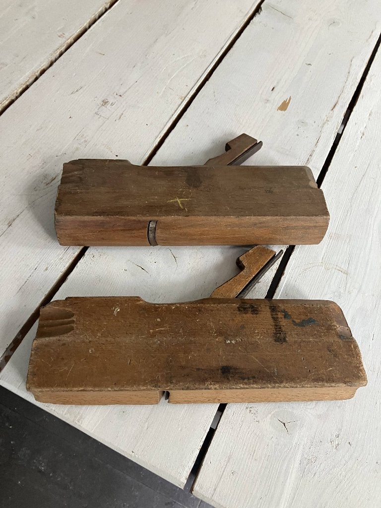 Houten hol/ bolschaafje van Peter Deussing en Nooitgedagt. , Ophalen of Verzenden