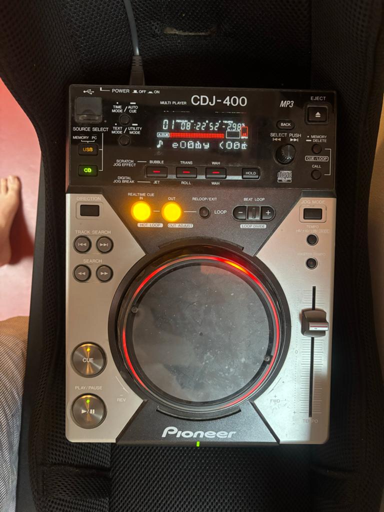 Pioneer CDJ-400 met USB - Compacte DJ-speler, Muziek en Instrumenten, Dj-sets en Draaitafels, Ophalen, Gebruikt, Draaitafel, Pioneer