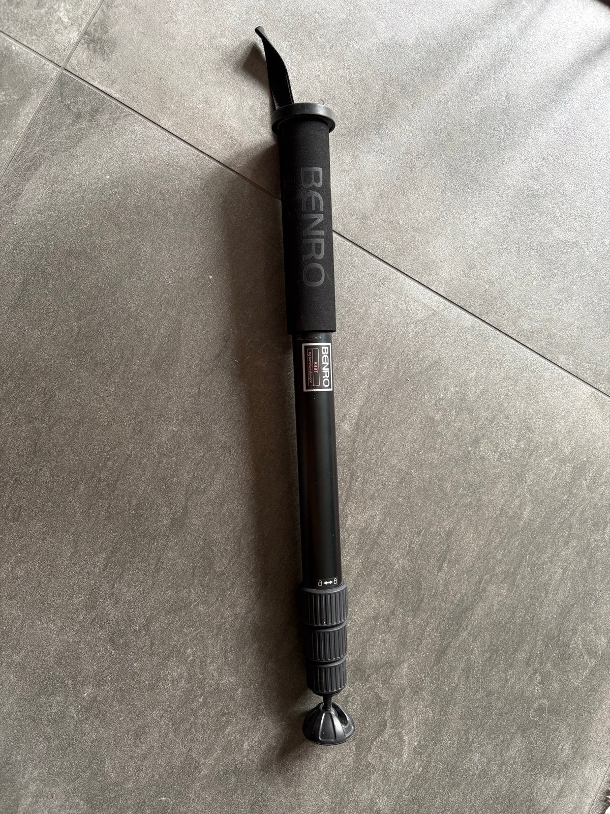 Benro A48T Monopod - Zo goed als nieuw, Ophalen, Benro, Eenpoot, Zo goed als nieuw