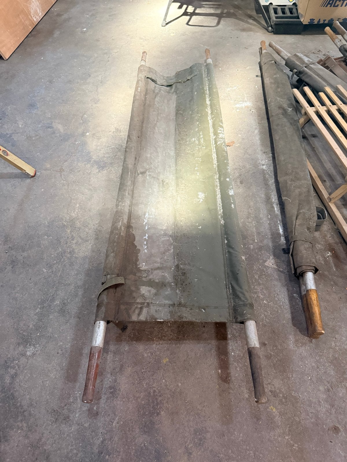 4x Oude veldbedden - Vintage militair kampeerbed, Ophalen
