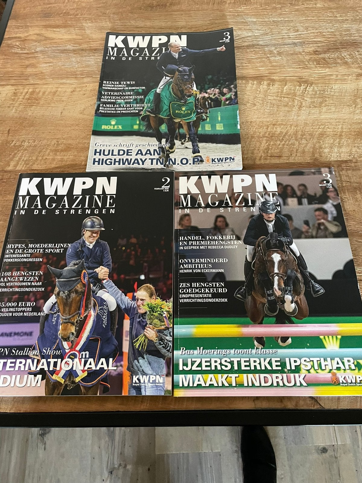 KWPN (3 stuks), Ophalen of Verzenden, Nieuw, Sport en Vrije tijd