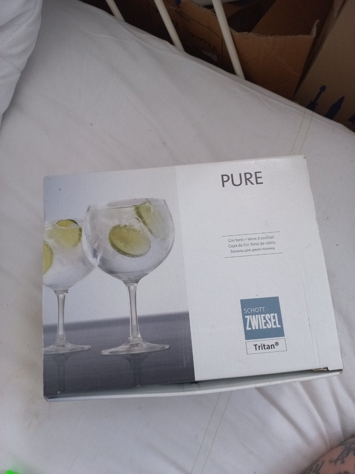 Schott Zwiesel Pure Bierglazen en Gin Tonic Glazen, Nieuw, Ophalen of Verzenden, Overige merken, Glas