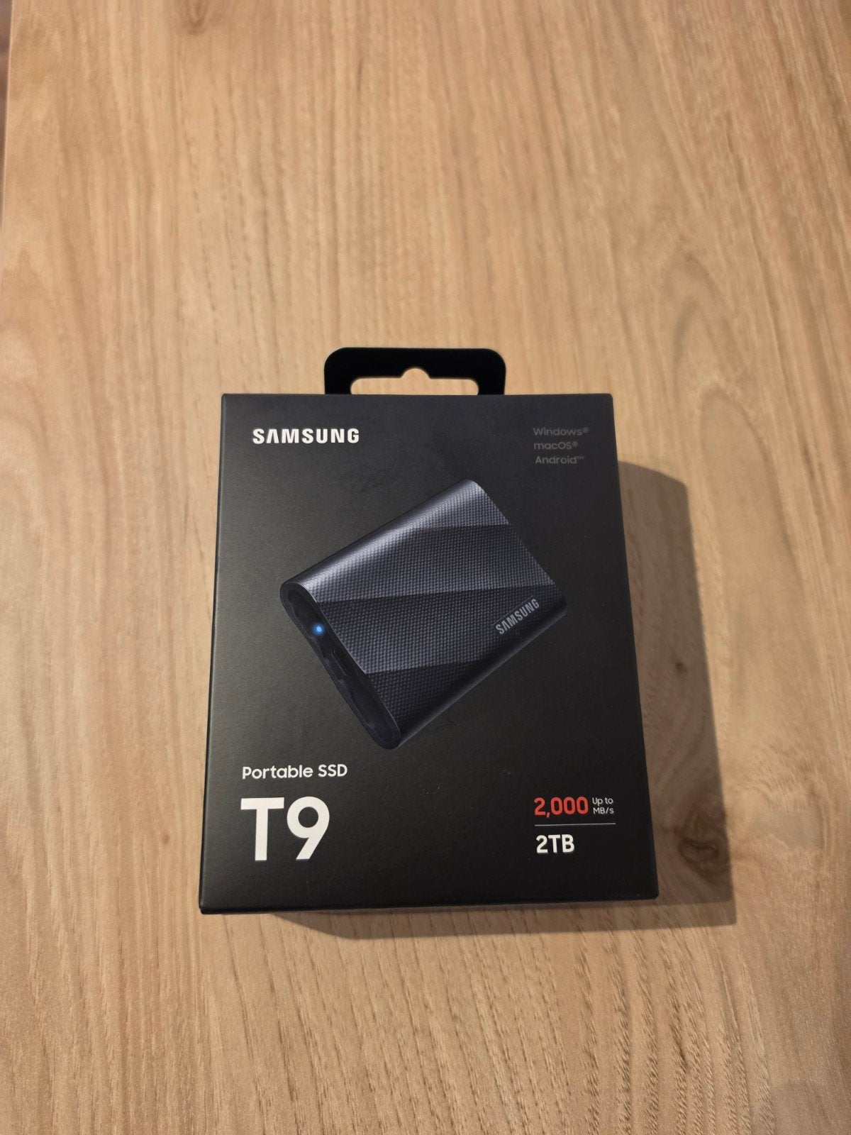 Samsung T9 Portable SSD 2TB - Nieuw in verpakking, Computers en Software, SSD, Ophalen of Verzenden, 2tb, Laptop