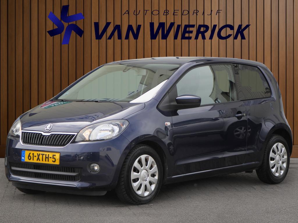 Skoda Citigo 1.0 Tour 75PK! Incl Garantie! | Navi | Bluetoot, Voorwielaandrijving, Euro 5, Stof, Gebruikt