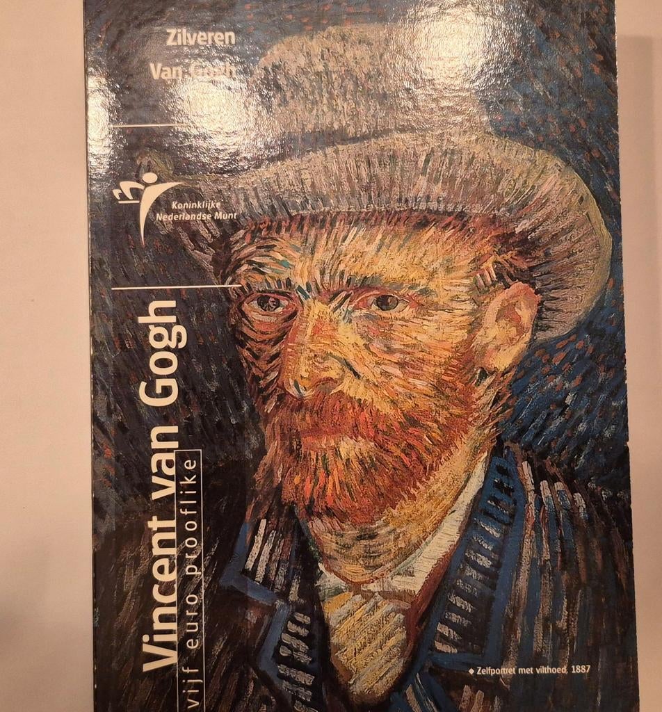 Vincent van Gogh Vijf Euro Prooflike Munt, Ophalen of Verzenden, Koningin Beatrix, Euro's, Losse munt