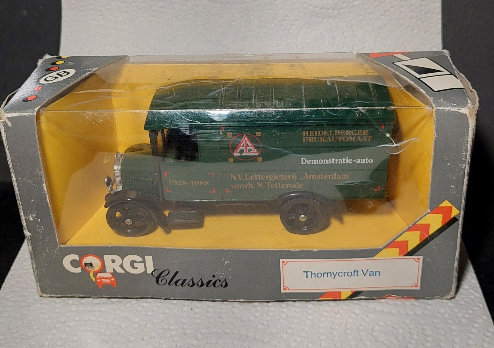 Amsterdam Tetterode Lettergieterij, Corgi Thornycroft Van., Ophalen of Verzenden, Overige merken